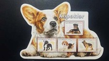 O) 2017 AZERBAIJAN, ODD SHAPE, DOG, ROTTWEILER -GERMAN, REDWELSH CARDIGAN -GREAT