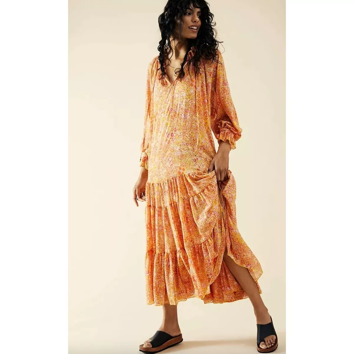 free people feeling groovy maxi dress