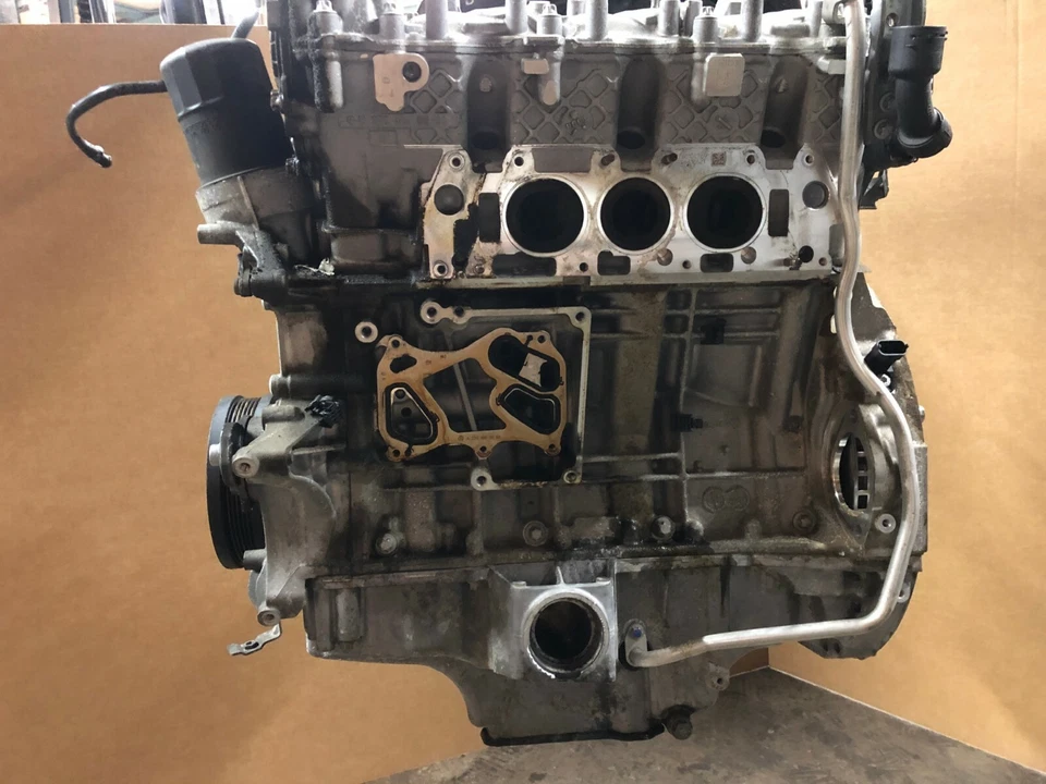 2014-2016 MERCEDES-BENZ E350 3.5L V6 发动机电机长块原始设备制造商 91,598K。 — 第 4/4 张图片