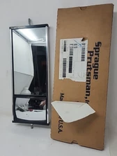 Sure Plus 716S West coast truck mirror 6-3/4" x 16-1/4" stainless Heavy Duty