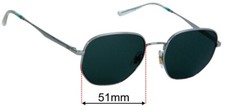 SFx Replacement Sunglass Lenses fits Ray Ban RB3682 - 51mm Wide