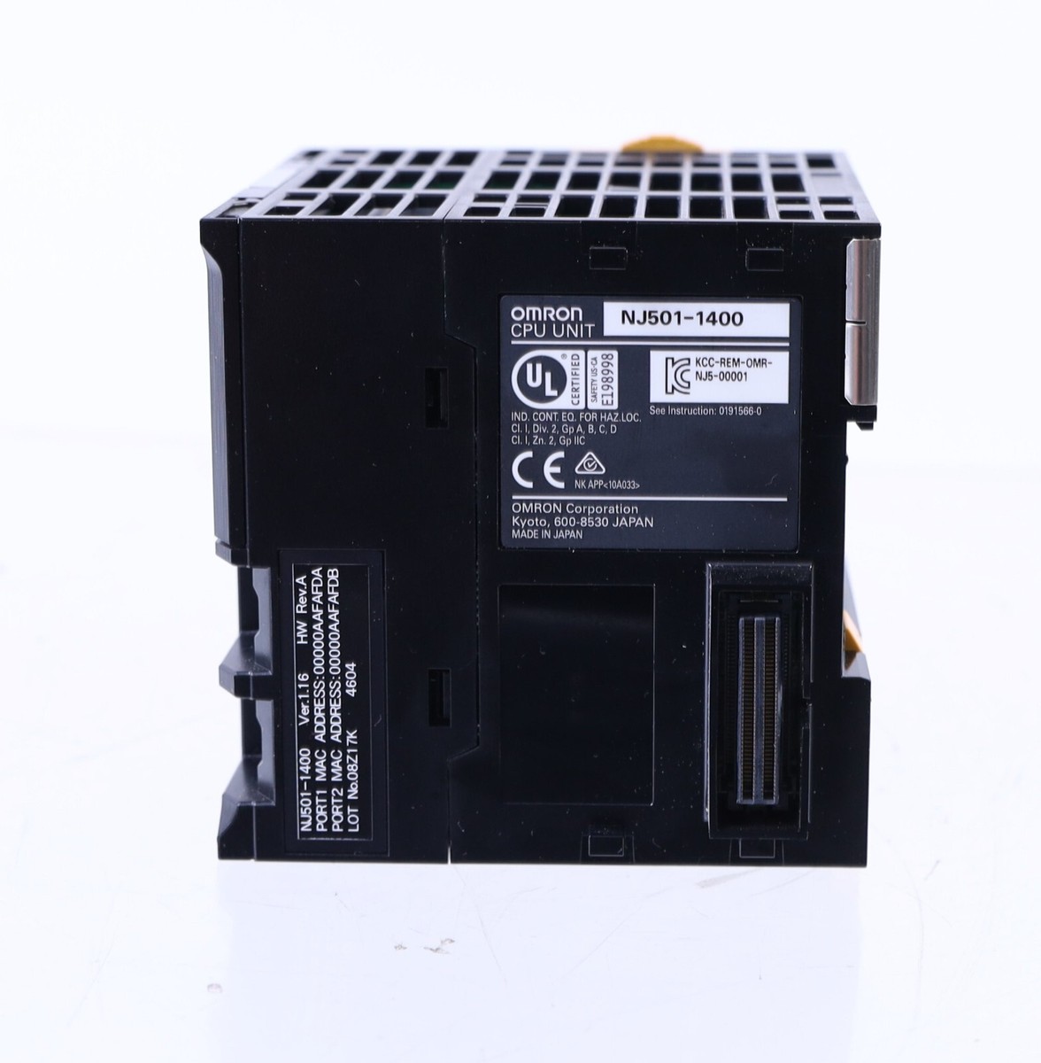 OMRON NJ501-1400 NJ5011400 CPU UNIT | eBay OMRON NJ501-1400 NJ5011400 CPU UNIT | eBay