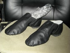 leather Dance Class ballerina shoes by Trimfoot co black womens 9 never worn