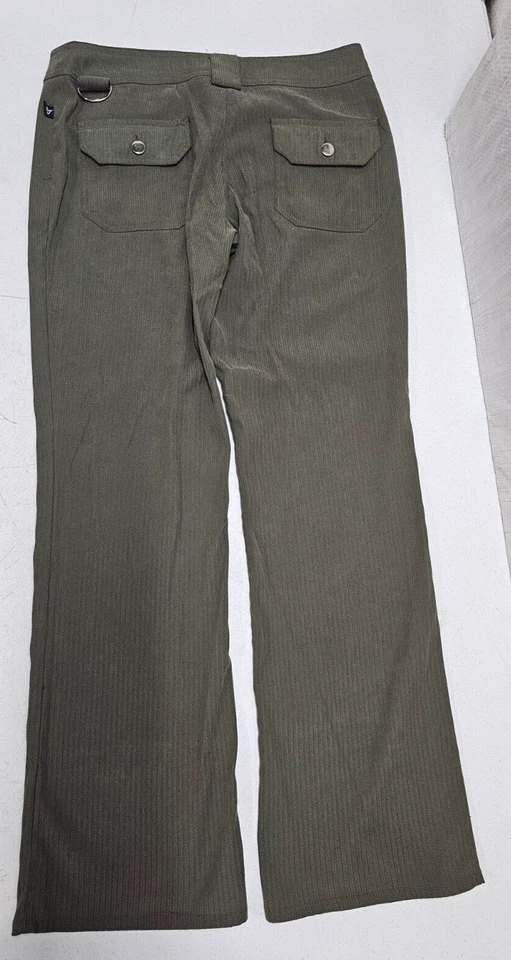 Bobby J Juniors Talla 9 (32x32) Verde Corte Bota Pantalones Mezcla Poliéster Foto 2 de 4