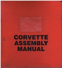 CHEVROLET CORVETTE C3 COUPE TARGA CABRIO ORIG. 1972 FACTORY ASSEMBLY MANUAL
