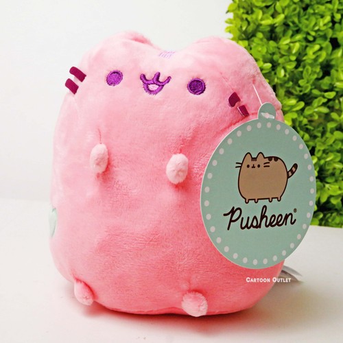Pusheen Squisheen Sitting Pet Pose Plush Stuffed Animal Cat Pink 6" W/ Tags - Picture 4 of 6