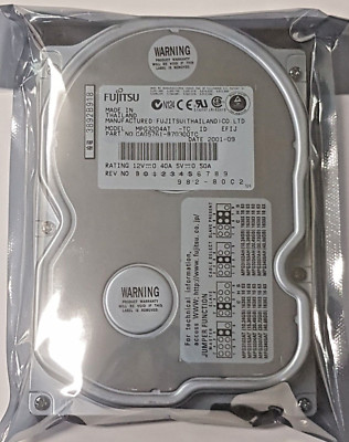 20.4 GB IDE Fujitsu MPG3204AT P-ATA 5400rpm 512KB 3.5'' interne Festplatte Neu