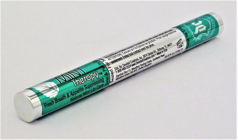 DEVOTED CREATIONS "MINT LIP THERAPY" .08Z, 6-PC LOT - NEW - Image 3 of 4