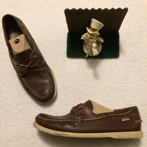 sebago docksides marron