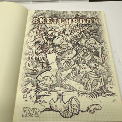 Azpiri Sketchbook 2002 Heavy Metal Magazine Hardcover Lorna 96pp