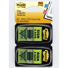 Post-it  Flags 680-SD2, 1 in x 1.719 in