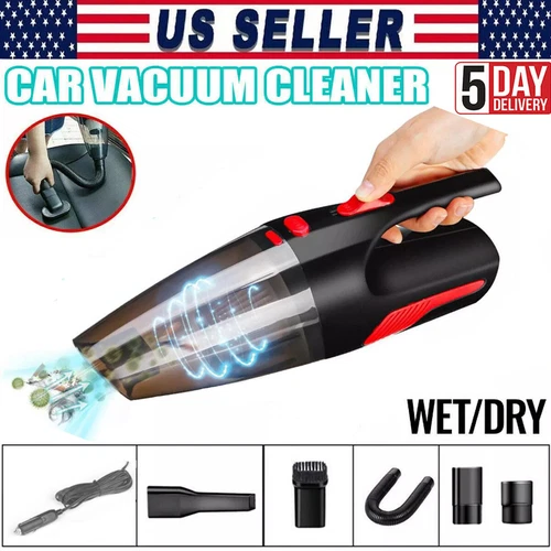 Powerful Car Vacuum Cleaner Portable Wet&Dry Handheld strong Suction Car Vacuum