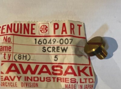 NOS KAWASAKI 16049-007 SCREW,GUIDE | eBay