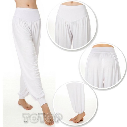 ﹑Plus Size Womens Harem Trousers Pants Baggy Dance Yoga Casual Plain Legging - Picture 14 of 25