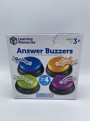 Learning Resources beschreibbare Antwort-Summer (4er-Set) BESCHÄDIGTE VERPACKUNG