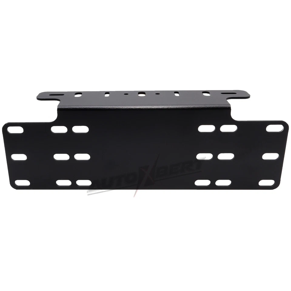 Soporte de luces de trabajo matrícula LED conducción. Soporte de montaje en barra marco puntual Foto 3 de 4