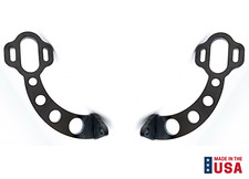 Pair Custom Plain Steel Brackets W Drilled Holes For 1928-31 Model A Tail Light