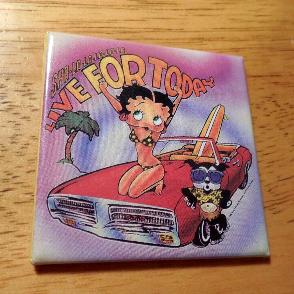 Betty Boop Bimbo Surf 1992 magnet Fridge Lic. Convertable USA ATA