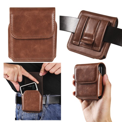 Para Razr + 2023/2024 Flip6 Estuche con Solapa Magnética Cuero PU Clip para Cinturón Funda Bolsa - Imagen 13 de 17