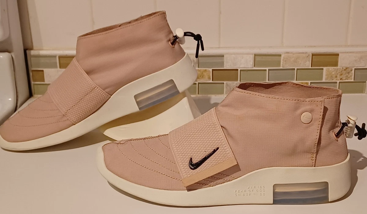 Nike Air &#039;Fear of God&#039; Moccasin Beige' 2019 US Mens 9 -EUC eBay