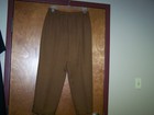 Ladies Brown Elastic Waist Slacks Pants Sz 14? Check Measurements EUC — photo 4