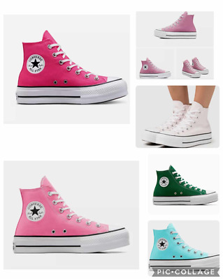 NEW Women's Converse Chuck All Star Hi Shoes Lift Platform NEW Women's Converse Chuck All Star Hi Shoes Lift Platform