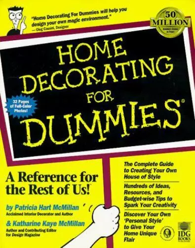 Home Decorating for Dummies by McMillan, Patricia Hart; McMillan ...