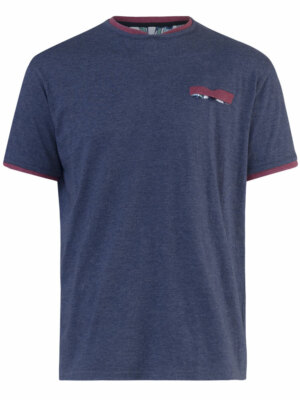 D555 Duke Herren T-Shirt mit Doppellagig an Hals, Bündchen & Tasche M L XXL 600139
