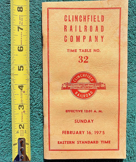 Clinchfield Railroad Elkhorn City Marion Spartanburg Green Mountain Railway TT