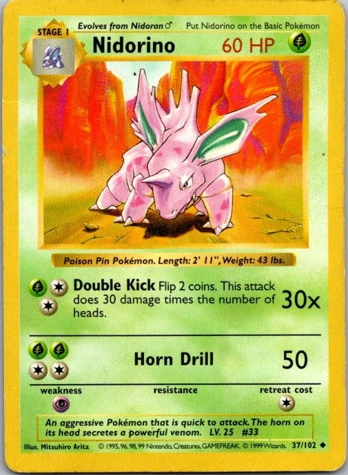 PSA10 Nidorino Shadowless ニドリーノ Nidorino 037/102 Base Set (Shadowless) for sale | eBay