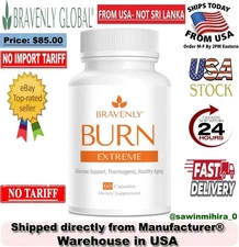 Bravenly Global BURN EXTREME 60 Capsules - New & Sealed! Exp 2027 @