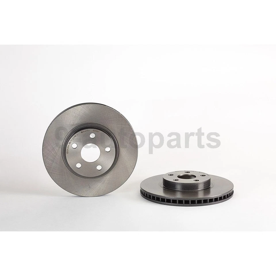 Brembo OE Front Rear Disc Brake Rotors for 2000-2005 Toyota Celica - Image 4 of 4