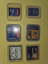 SD Compact Flash Small Capacity Lot