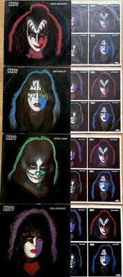 4 X KISS SOLO  *Vinyl LP* Gene Simons* Ace Frehley * Peter Criss *Paul Stanley