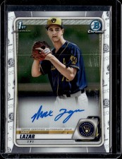 2020 Bowman Chrome #CPA-ML Max Lazar Auto 1st Prospect