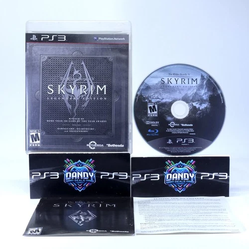 New ListingElder Scrolls 5 V: Skyrim Legendary Edition PS3 CIB W/ Manual - PlayStation 3