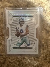 NFL Dallas Cowboys Dak Prescott Pitch Black Contra Insert Panini Obsidian SP