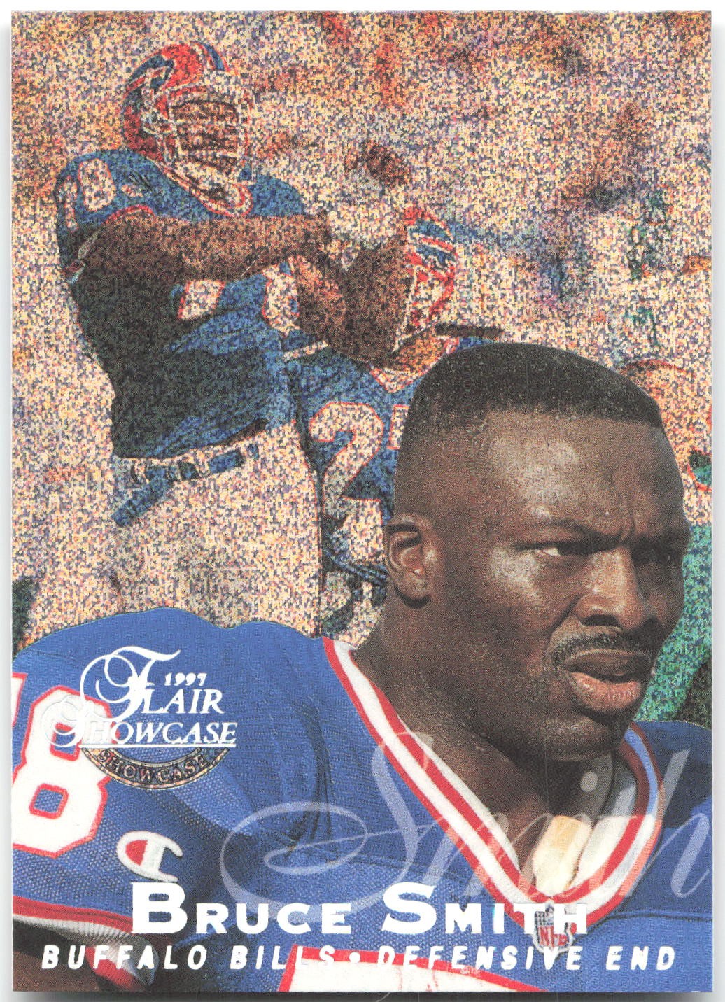 1997 Flair Showcase - Flair Showcase Row 0 Bruce Smith #78 Buffalo Bills