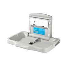 Fold-Down Baby Changing Diaper Station - Horizontal Wall Mounted, Sturdy  Du...