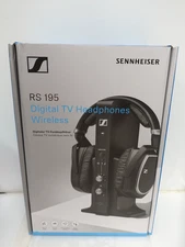 Sennheiser RS 195 Over the Ear Wireless Headphones, Black