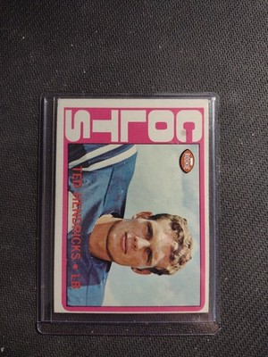 1972 TOPPS #93 TED HENDRICKS ROOKIE BALTIMORE COLTS HOF NO CREASES READ