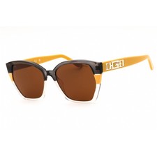 Guess Unisex Sunglasses Yellow Injected Propionate Rectangular Frame GU7912 41E