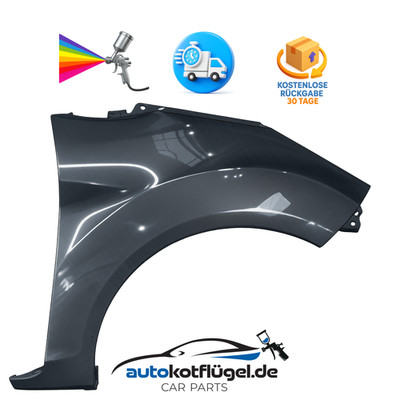 Kotflügel FORD FIESTA MK7 Rechts BMZE Midnight Sky 08-17 Neu Lackiert