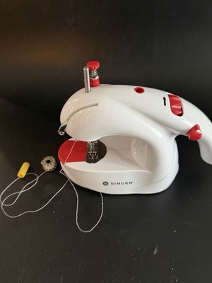 Singer Stitch Sew Quick 2 Handheld Cordless Sewing Mending Machine 31664 Tested
