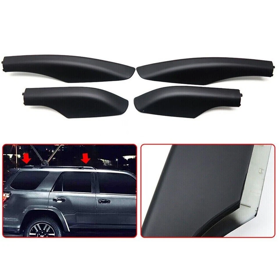 Roof Rack 4pcs/set Comfortable Matte Black For Toyota For Fortuner AN50 - Image 3 of 4