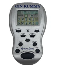 Excalibur Gin Rummy Electronic Handheld Game