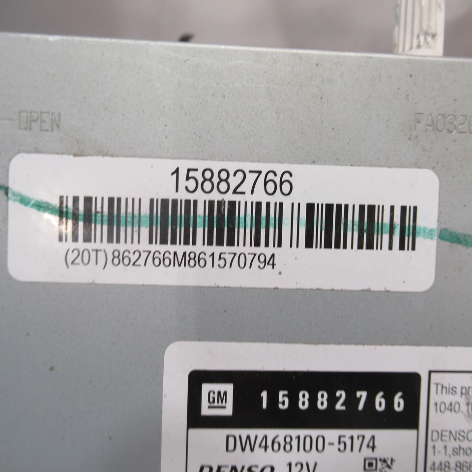 2007 2008 Chevrolet Suburban 1500 Radio Receiver w/Navigation w/Display OEM Foto 2 de 4