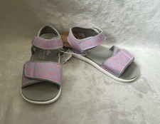 See Kai Run Basics Logan Sandals Shoes Toddler Girls Sz 10 Water Purple Spots