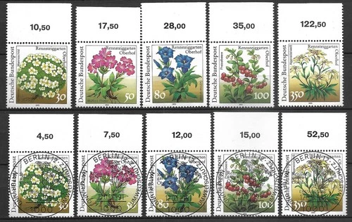 GERMANY - 1991 MNH "FLOWERS" Complete Set & MNH Complete Set With FDC !