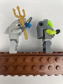 LEGO Atlantis Exploration HQ (8077) Used, and Atlantis (8057) Wreck Raider.